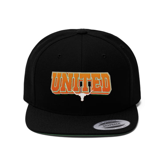 United Longhorn, Unisex Flat Bill Hat