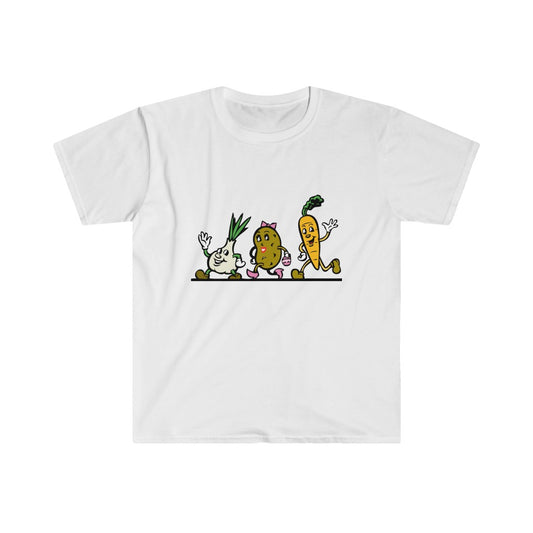 Dancing veggies t-shirt